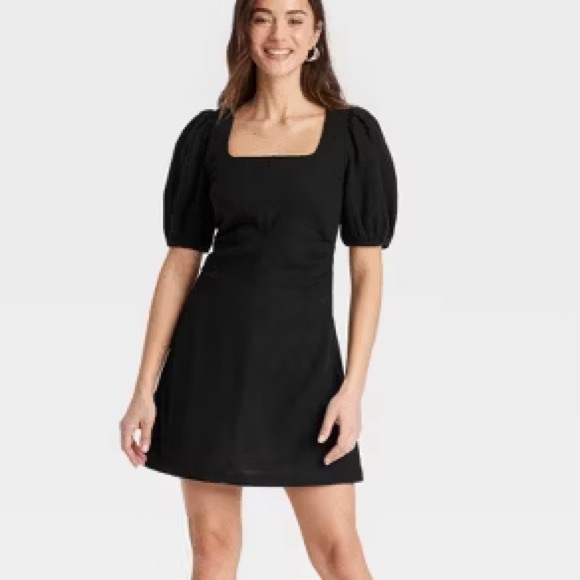 a new day Dresses & Skirts - NWT A New Day Linen Short Sleeve Mini Sundress Size 10